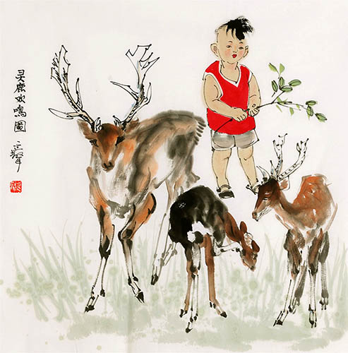 Deer,68cm x 68cm(27〃 x 27〃),ys41202006-z