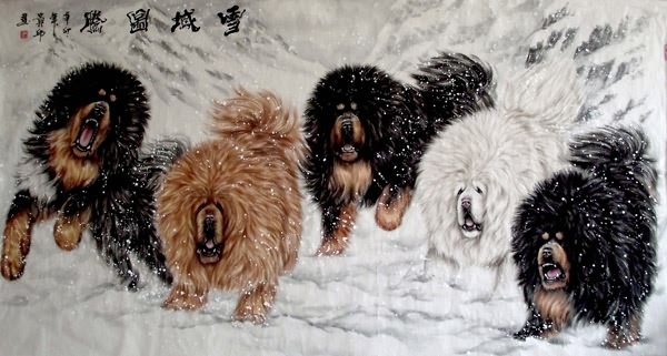 Dog,124cm x 248cm(49〃 x 97〃),4445014-z