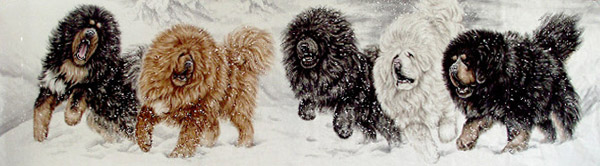 Dog,97cm x 358cm(38〃 x 141〃),4445017-z