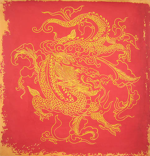 Dragon,68cm x 68cm(27〃 x 27〃),4011008-z