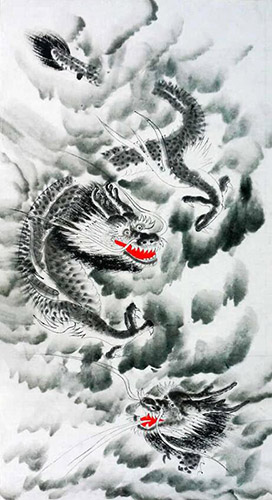 Dragon,55cm x 100cm(22〃 x 39〃),4449041-z