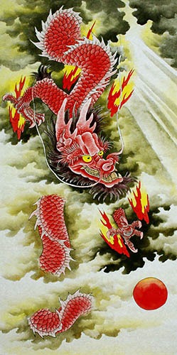 Dragon,68cm x 136cm(27〃 x 54〃),4738027-z