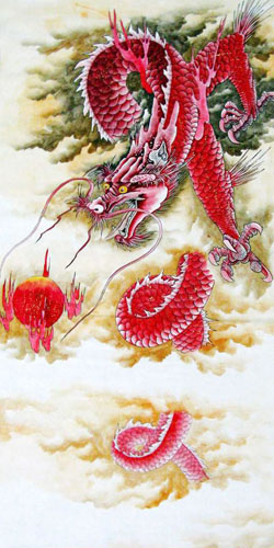 Dragon,66cm x 130cm(26〃 x 51〃),4738042-z