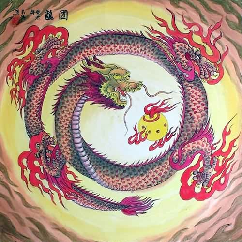 Dragon,50cm x 50cm(19〃 x 19〃),4739007-z