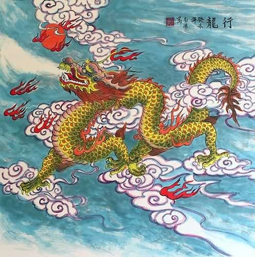 Dragon,50cm x 50cm(19〃 x 19〃),4739008-z