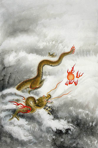Dragon,45cm x 65cm(18〃 x 26〃),dcj41122001-z