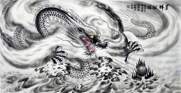 Dragon,68cm x 136cm(27〃 x 54〃),wxy41212004-z