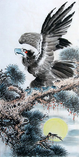 Eagle,68cm x 136cm(27〃 x 54〃),cyd41123007-z