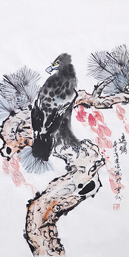 Eagle,50cm x 100cm(19〃 x 39〃),wjh41220002-z