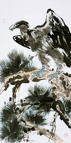 Eagle,68cm x 136cm(27〃 x 54〃),wjh41220006-z