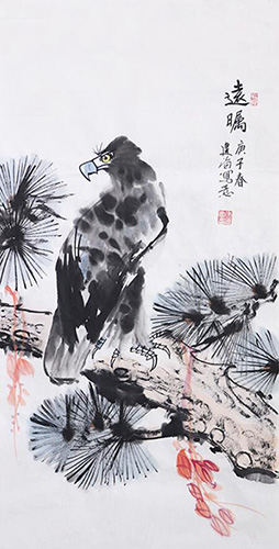 Eagle,50cm x 100cm(19〃 x 39〃),wjh41220009-z