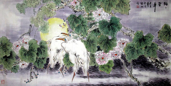 Egret,66cm x 136cm(26〃 x 53〃),2438004-z