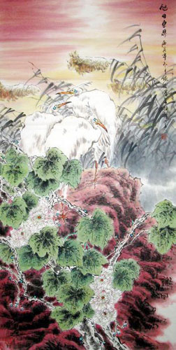 Egret,66cm x 136cm(26〃 x 53〃),2438006-z