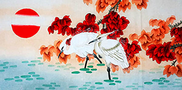 Egret,48cm x 96cm(19〃 x 38〃),2449016-z