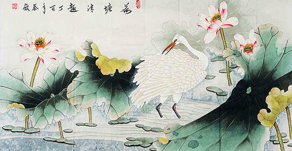 Egret,66cm x 130cm(26〃 x 51〃),2527026-z