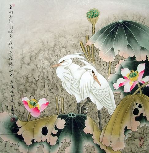 Egret,69cm x 69cm(27〃 x 27〃),2617036-z