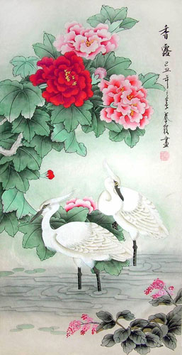 Egret,55cm x 95cm(22〃 x 37〃),2703032-z