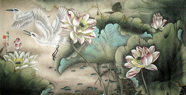 Egret,66cm x 136cm(26〃 x 53〃),zcb21196004-z