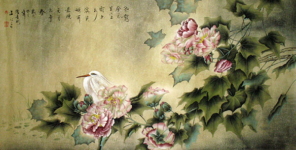 Egret,66cm x 136cm(26〃 x 53〃),zcb21196009-z