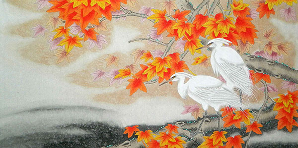 Egret,69cm x 138cm(27〃 x 54〃),zga21210001-z