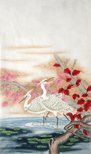 Egret,65cm x 105cm(26〃 x 41〃),zga21210007-z