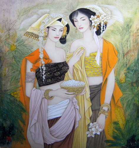 Ethnic Minority,60cm x 65cm(24〃 x 26〃),3330007-z