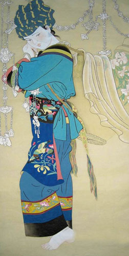 Ethnic Minority,38cm x 76cm(15〃 x 30〃),3416003-z