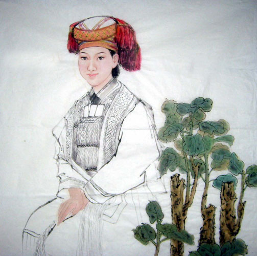 Ethnic Minority,69cm x 69cm(27〃 x 27〃),3515004-z