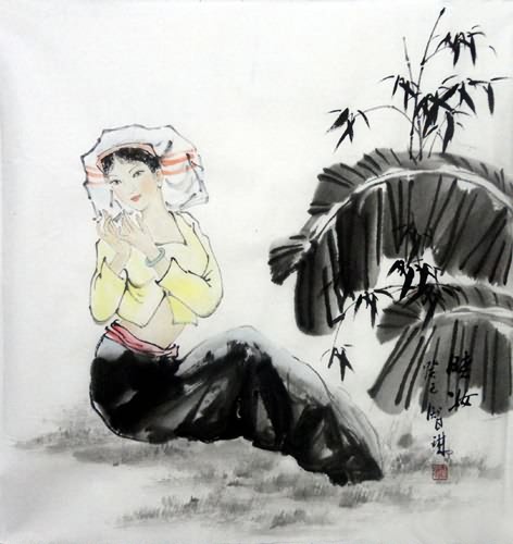 Ethnic Minority,50cm x 50cm(19〃 x 19〃),3813001-z