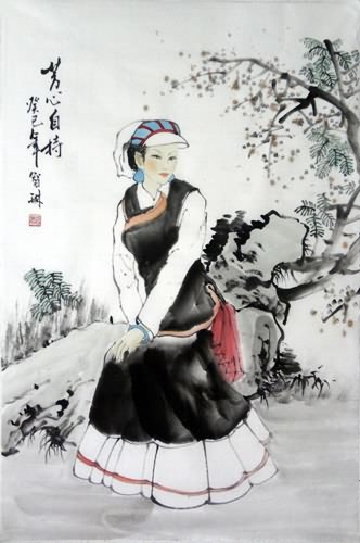 Ethnic Minority,69cm x 46cm(27〃 x 18〃),3813038-z