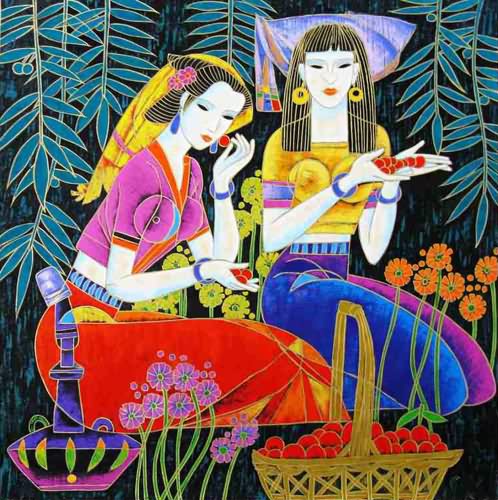 Ethnic Minority,50cm x 50cm(19〃 x 19〃),3815005-z