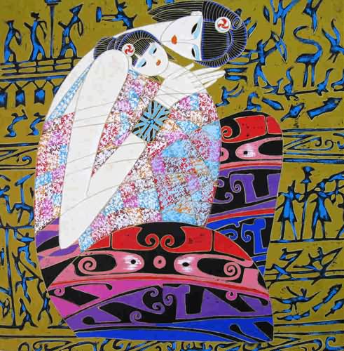 Ethnic Minority,69cm x 69cm(27〃 x 27〃),3815023-z