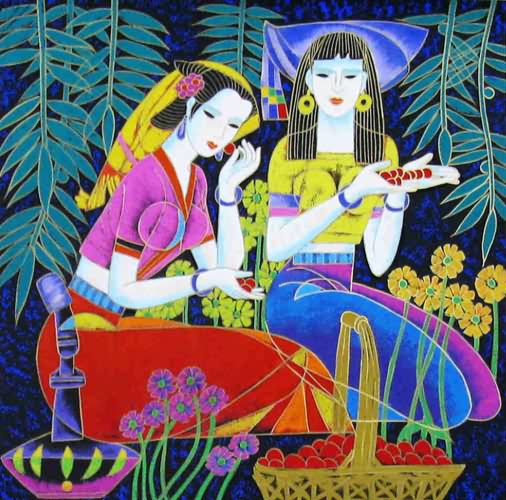 Ethnic Minority,50cm x 50cm(19〃 x 19〃),3815044-z