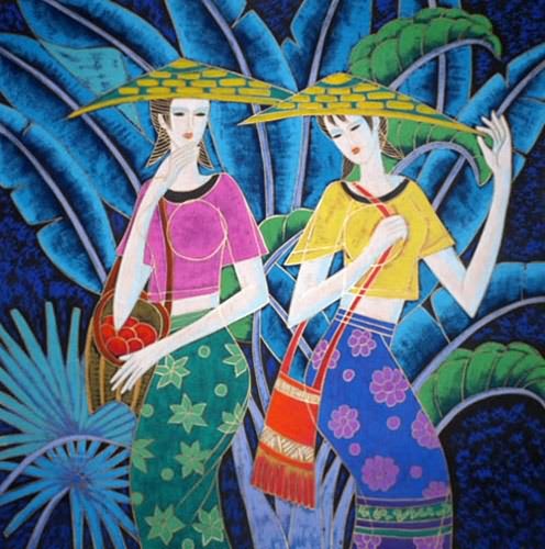 Ethnic Minority,50cm x 50cm(19〃 x 19〃),3815052-z