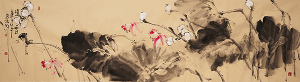 Goldfish,48cm x 176cm(19〃 x 69〃),lzl21221008-z