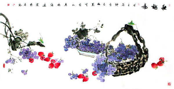 Grape,66cm x 136cm(26〃 x 53〃),2360084-z