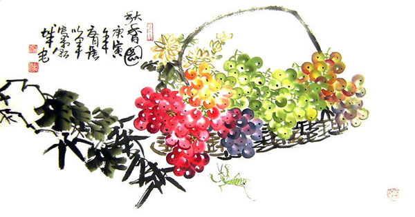 Grape,50cm x 100cm(19〃 x 39〃),2552007-z