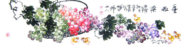 Grape,33cm x 130cm(13〃 x 51〃),2552011-z