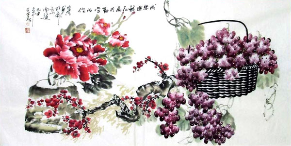 Grape,69cm x 138cm(27〃 x 54〃),2556008-z