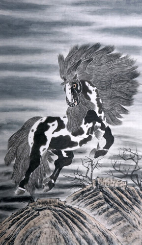 Horse,95cm x 165cm(37〃 x 65〃),4671001-z