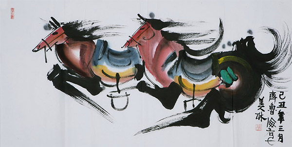 Horse,68cm x 136cm(27〃 x 54〃),4671020-z