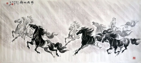 Horse,85cm x 180cm(33〃 x 71〃),4720037-z