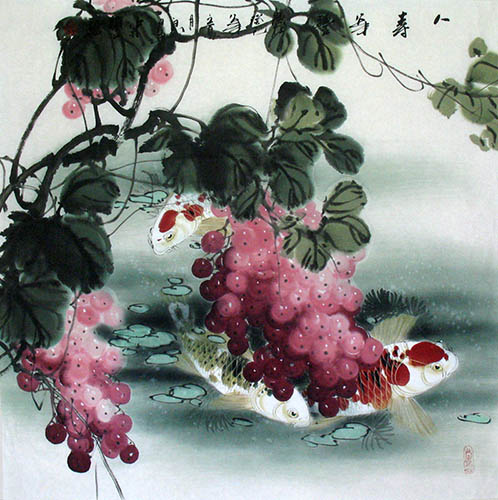 Koi Fish,68cm x 68cm(27〃 x 27〃),2327026-z