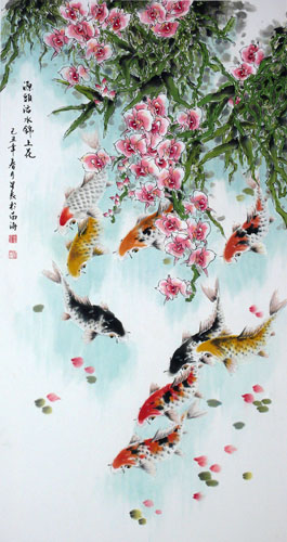 Koi Fish,66cm x 136cm(26〃 x 53〃),2378001-z