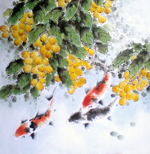 Koi Fish,69cm x 69cm(27〃 x 27〃),2378004-z