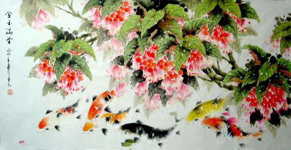 Koi Fish,66cm x 136cm(26〃 x 53〃),2378007-z