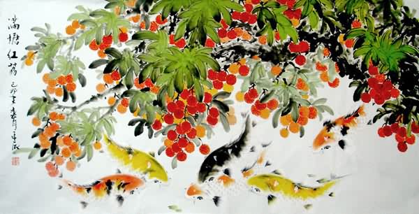 Koi Fish,66cm x 136cm(26〃 x 53〃),2378009-z