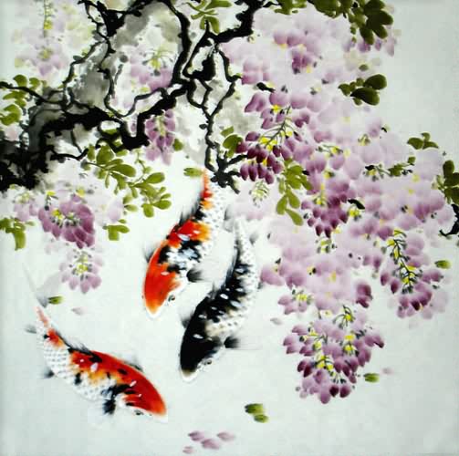 Koi Fish,69cm x 69cm(27〃 x 27〃),2378012-z