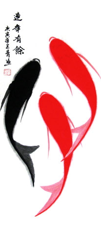 Koi Fish,30cm x 70cm(12〃 x 27〃),2383003-z