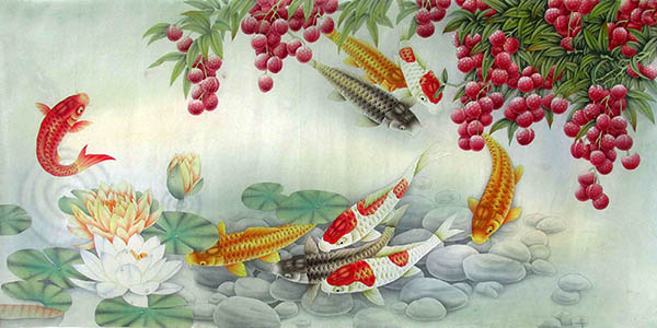 Koi Fish,66cm x 136cm(26〃 x 53〃),2387057-z